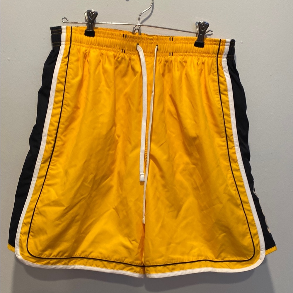 Speedo Yellow and Black Men's bathing suit Large